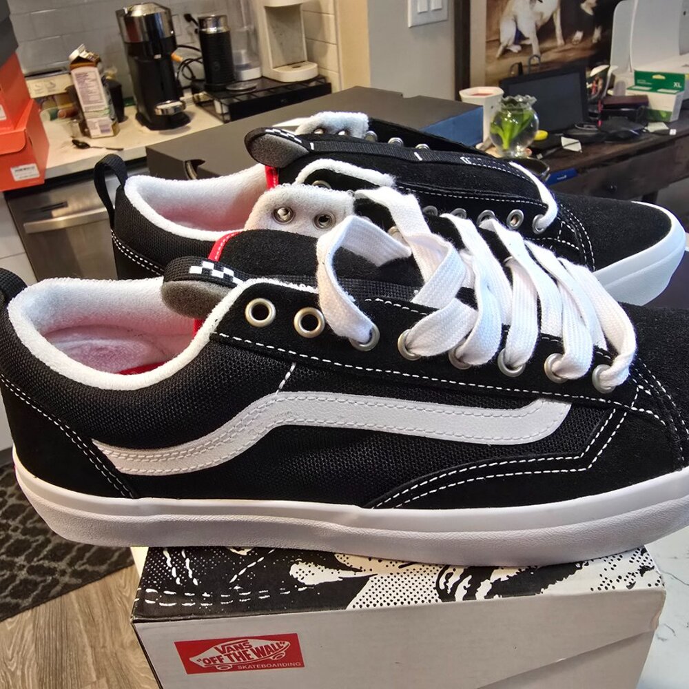 Vans Skate Old Skool 36 Black White VN000D5RBA2 Men's Size 12 Shoes NEW - Picture 5 of 16